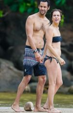 KRISTEN WIIG and Avi Rothman at a Beach in Kauai, 05/05/2016