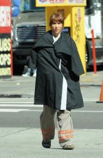 KRISTEN WIIG on the Set of 