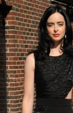 KRYSTEN RITTER Arrives at Late Show with Stephen Colbert in New York 05/20/2016