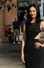 KRYSTEN RITTER Arrives at Late Show with Stephen Colbert in New York 05/20/2016