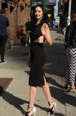 KRYSTEN RITTER Arrives at Late Show with Stephen Colbert in New York 05/20/2016