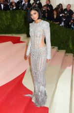 KYLIE JENNER at Costume Institute Gala 2016 in New York 05/02/2016