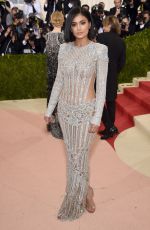 KYLIE JENNER at Costume Institute Gala 2016 in New York 05/02/2016