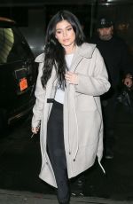 KYLIE JENNER Leaves Nobu Restaurant in New York 05/01/2016