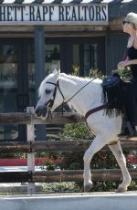 LADY GAGA on a Horse Ride in Malibu 05/23/2016