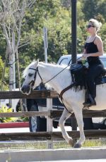 LADY GAGA on a Horse Ride in Malibu 05/23/2016