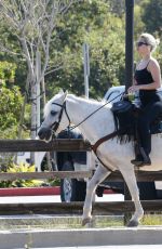 LADY GAGA on a Horse Ride in Malibu 05/23/2016