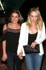 LEA MICHELE and BECCA TOBIN Leaves Pace Restaurant 05/25/2016