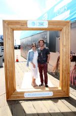 LEA MICHELE at at&t and Toms 10 Year Celebration Shoebox at Santa Monica Pier 05/06/2016