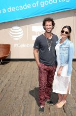 LEA MICHELE at at&t and Toms 10 Year Celebration Shoebox at Santa Monica Pier 05/06/2016