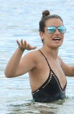 LEA MICHELE in Swimsuit in Maui 05/30/2016