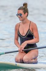 LEA MICHELE in Swimsuit in Maui 05/30/2016