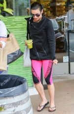 LEA MICHELE Leaves Soul Cycle in Los Angeles 05/11/2016