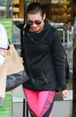 LEA MICHELE Leaves Soul Cycle in Los Angeles 05/11/2016