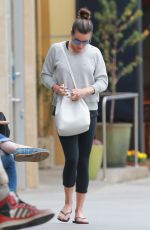 LEA MICHELE Out in Los Angeles 05/07/2016