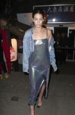 LILY ALDRIDGE Leaves Search and Destroy in New York 05/01/2016