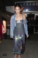 LILY ALDRIDGE Leaves Search and Destroy in New York 05/01/2016