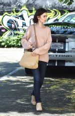 LILY COLLINS Heading to Mao