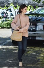 LILY COLLINS Heading to Mao