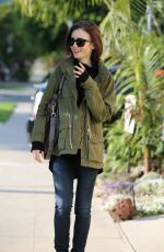 LILY COLLINS Out and About in Los Angeles 05/10/2016