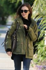 LILY COLLINS Out and About in Los Angeles 05/10/2016