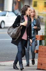 LILY COLLINS Out with Her Mom in Beverly Hills 05/10/2016