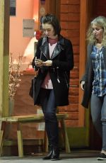 LILY COLLINS Out with Her Mom in Beverly Hills 05/10/2016