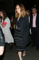 LILY JAMES Leaves Garrick Theatre in London 05/25/2016