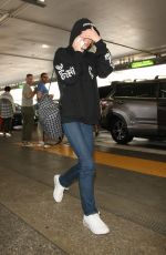 LILY-RPOSE DEPP Arrives at Los Angeles international Airport 05/15/2016