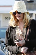 LISA KUDROW Out in West Hollywood 05/27/2016