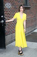 LIZZY CAPLAN Arrives at 