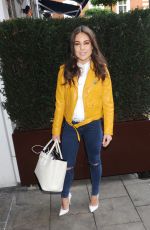 LOUISE THOMPSON at Aya Silk Launch Party in London 05/20/2016