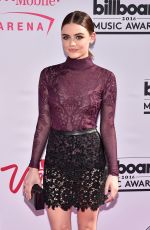 LUCY HALE at 2016 Billboard Music Awards in Las Vegas 05/22/2016
