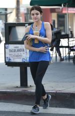 LUCY HALE Out and About in Los Angeles 05/13/2016