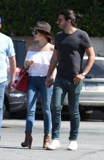 LUCY HALE Out Shopping with Her Family in Los Angeles 05/27/2016