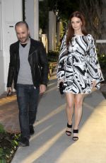 LYDIA HEARS Leaves Violet Grey Cosmetics in West Hollywood 05/25/2016