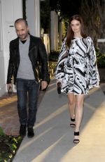 LYDIA HEARS Leaves Violet Grey Cosmetics in West Hollywood 05/25/2016