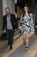 LYDIA HEARS Leaves Violet Grey Cosmetics in West Hollywood 05/25/2016