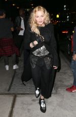 MADONNA Arrives at Dirty fFrench Restaurant in New York 05/07/2016