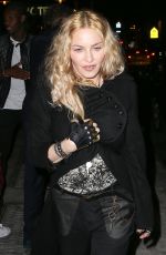 MADONNA Arrives at Dirty fFrench Restaurant in New York 05/07/2016