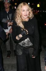 MADONNA Arrives at Dirty fFrench Restaurant in New York 05/07/2016
