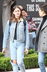MAIA MITCHELL in Ripped Jeans Out in West Hollywood 05/25/2016