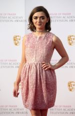 MAISIE WILLIAMS at House of Fraser British Academy Television Awards 05/08/2016