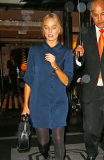 MARGOT ROBBIE Night Out in New York 05/01/2016
