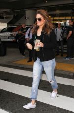 MARIA MENOUNOS at Los Angeles International Airport 05/26/2016