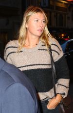 MARIA SHARAPOVA Arrives at Broadway in New York 04/30/2016