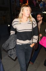 MARIA SHARAPOVA Arrives at Broadway in New York 04/30/2016