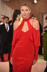 MARIA SHARAPOVA at Costume Institute Gala 2016 in New York 05/02/2016