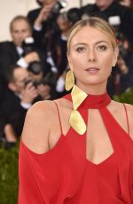 MARIA SHARAPOVA at Costume Institute Gala 2016 in New York 05/02/2016