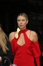 MARIA SHARAPOVA Leaves Bowery Hotel in New York 05/02/2016